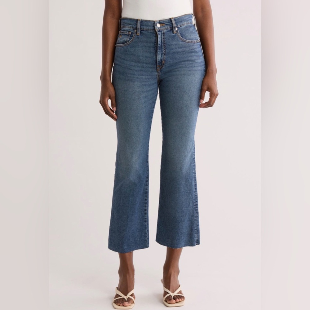 ÉTICA Anya High Waist Crop Modern Flare Jeans – NWT – Size 27 (Northport)